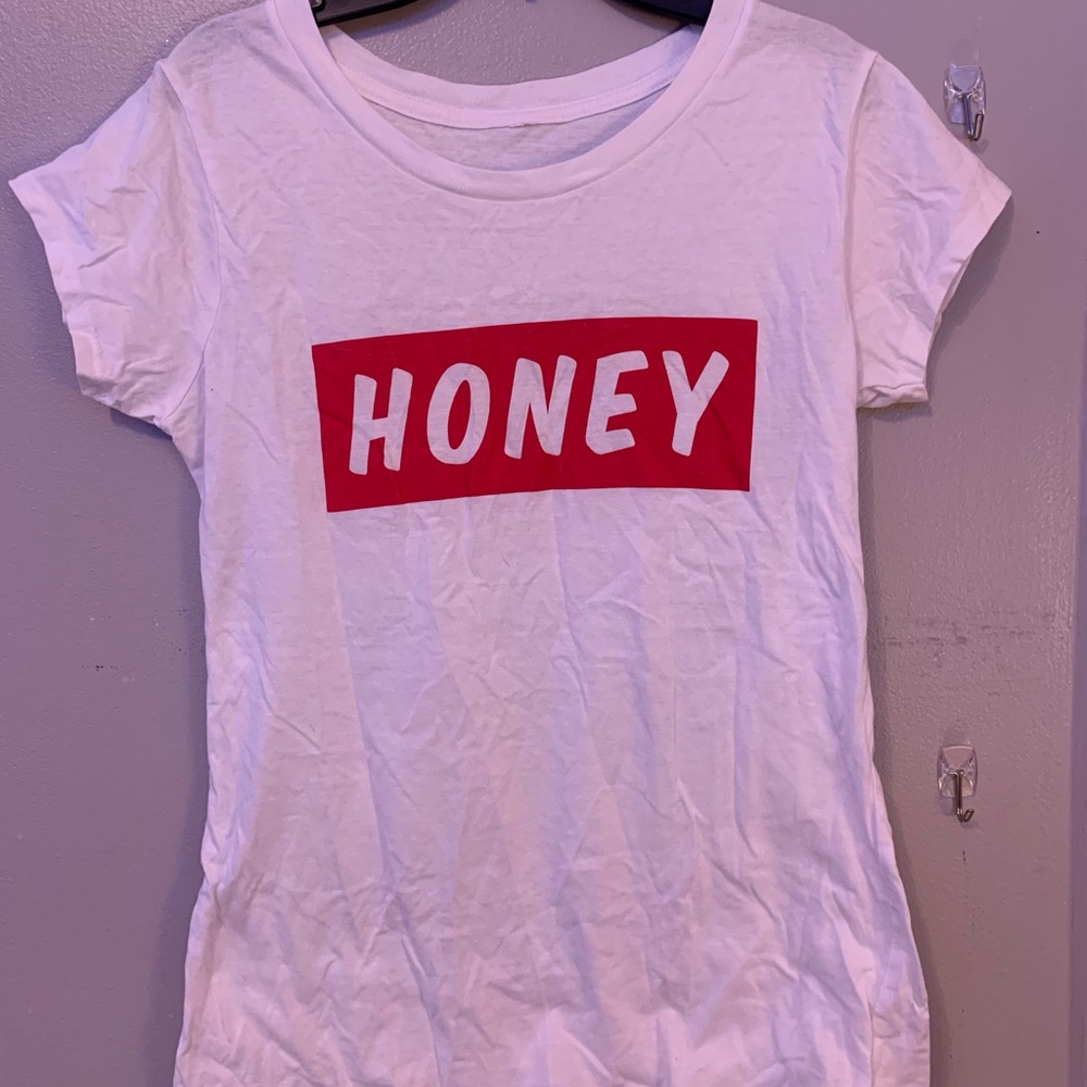 HONEY T-Shirt Red and White